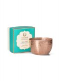 Candela con 2 Stoppini in Vaso Rame