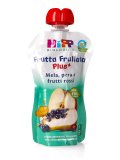 Frutta Frullata Plus+ Biologica - Mela, Pera e Frutti Rossi con Ferro
