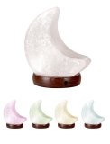 Mini Lampada di Sale Bianco Himalayano USB - Luna