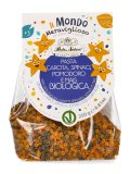 Pasta con Carota, Spinaci, Pomodoro e Mais Bio - Stelline
