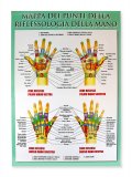 Poster - Mappa dei Punti della Riflessologia della Mano — Poster